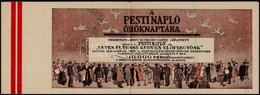 Cca 1930 A Pesti Napló öröknaptára 32x13 Cm. 4 P. - Non Classés