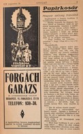 1930 Nyugat. Huszonharmadik Nem Teljes évfolyam, 1930. Május-augusztus. Szerk.: Móricz Zsigmond, Babits Mihály, Gellért  - Non Classés