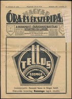 1931 Magyar Óra és Ékszeripar. A Budapesti Órásipartestület Hivatalos Lapja. 1931. November 15., IX. évf. 22. Sz., Szaka - Non Classés