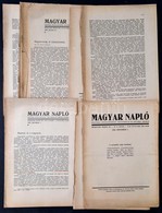 1933-1934 A Magyar Napló C. újság 6 Db Száma. - Non Classés