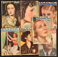 1933-1937 A Színházi Élet 7 Db Száma, Vegyes állapotban - Non Classés