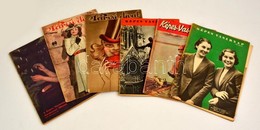 1937-1943 Vegyes újságok (Képes Vasárnap, Képes Vasárnap Karácsonyi Albuma, Párisi Divat), 6 Db - Non Classés