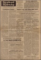 1956 Szabad Ifjuság. A Forradalmi Magyar Ifjúság Lapja. 1956. Október. 30. - Non Classés