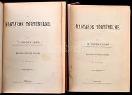 Dr. Csuday Jenő: A Magyarok Története I-II. Kötet. Bécs, 1897, Mechitharista Kongregáció. Átkötött Egészvászon-kötés, Ki - Non Classés