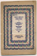 Ernst Múzeum Kiállítása VI. Francia Impresszionisták (Manet) és Herman Lipót Gyűjteményes Kiállítása. Bp., 1912, Ernst M - Non Classés