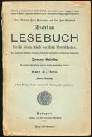 Györffy János-Székely Károly: Viertes Lesebuch Für Die Vierte Klasse Der Kath. Volksschulen. Bp.,1922, St. István-Társul - Non Classés