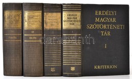 Erdélyi Magyar Szótörténeti Tár I-IV. Kötet. Szerk.: Szabó T. Attila. Bukarest, 1976-1984, Kriterion. Kiadói Egészvászon - Non Classés