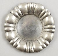 Ezüst Tálka, Pocolt Széllel. Jelzett, 800-as Ezüst. Összesen 51g D:11,5 Cm / Silver Tray. - Autres & Non Classés