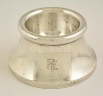 Ezüst (Ag.) Fűszertartó 'RE' Monogrammal, Jelzett, Mesterjeggyel, M:4 Cm, D:7 Cm, Nettó: 55 G - Autres & Non Classés