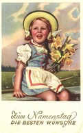 ** * 15 Db RÉGI Névnapi üdvözlet / 15 Pre-1945 Name Day Greeting Cards - Sin Clasificación