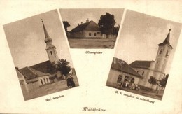 T2/T3 Alsóábrány (Bükkábrány), Református Templom, Községháza, Római Katolikus Templom és A Szövetkezet üzlete. Alsó- és - Non Classés