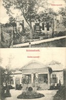 T2/T3 1914 Balatonalmádi, Pethe és Gézike Nyaraló, Villák + 'Balatonalmádi-Öreghegy MÁV' Pecsét (EK) - Non Classés