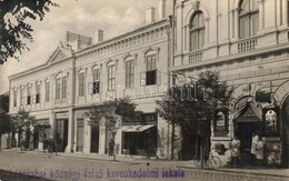 * T2 1932 Békéscsaba, Községi Felső Kereskedelmi Iskola, Takáts Kálmán, Fekete Sándor, Árvay üzlete, Drogéria (gyógyszer - Unclassified