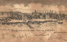 * T2/T3 1900 Budapest, Anno 1750. Kaucky L. Kiadása Prágá (EK)ban III. - Non Classés