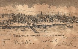 * T2/T3 1900 Budapest, Anno 1750. Kaucky L. Kiadása Prágá (EK)ban III. - Unclassified