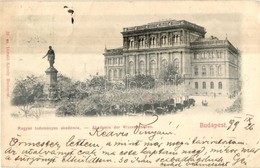T2/T3 1899 Budapest V. Magyar Tudományos Akadémia, Divald Károly  38. (EK) - Non Classés