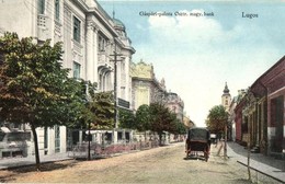 T2 Lugos, Lugoj; Gáspári Palota, Osztrák-Magyar Bank. Gutenberg Nyomda / Palace, Austro-Hungarian Bank - Non Classés