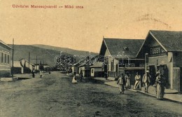 * T2 Marosújvár, Ocna Mures; Mikó Utca, Füssy J. üzlete. W. L. 1593. / Street View, Shop - Non Classés