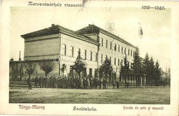 T2/T3 Marosvásárhely, Targu Mures; Szakiskola / School, 'Marosvásárhely Visszatért' So. Stpl. (EK) - Non Classés