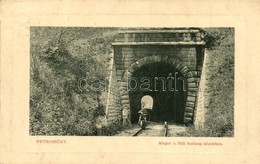 T2 Petrozsény, Petrosani; Vasúti Alagút A Boli Barlang Közelében, Hajtány. W. L. Bp. 5404. / Railway Tunnel Near Bolia C - Non Classés