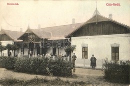 T2/T3 1908 Csízfürdő, Cíz Kúpele; Hermin-lak, Kiadja Szűcs Simon / Villa (EK) - Non Classés