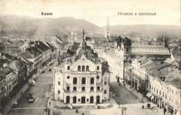 ** T2 Kassa, Kosice; Színház, Fő Utca / Main Street With Theatre - Non Classés