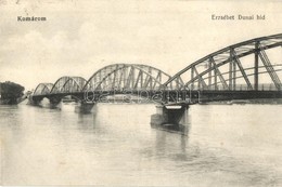 T2/T3 Komárom, Komárno; Erzsébet Dunai Híd / Danube Bridge (EK) - Non Classés