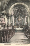 ** T2/T3 Kőhídgyarmat, Kamenné Darmoty; Római Katolikus Templom Belső / Church Interior (kissé ázott Sarkak / Slightly W - Non Classés