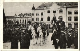 T2/T3 1938 Léva, Levice; Bevonulás / Entry Of The Hungarian Troops, So. Stpl (EK) - Non Classés