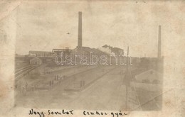 T3 1913 Nagyszombat, Tyrnau, Trnava; Cukorgyár, Iparvasút Sínek / Sugar Factory, Industrial Railway. Photo (EB) - Unclassified