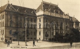 T2/T3 Nyitra, Nitra; Igazságügyi Palota / Palace Of Justice (ragasztónyom / Glue Marks) - Non Classés