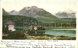 T2 1903 Tátra, Magas Tátra, Vysoké Tatry; Csorba Tó. Kiadja Cattarino Sándor 184. Sz. / Csorber-See / Strbské Pleso / La - Non Classificati