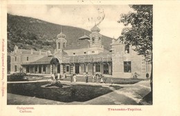 T2/T3 Trencsénteplic-fürdő, Bad Trencianske Teplice; Curhaus / Gyógyterem, Wertheim Zsigmond Kiadása / Spa (EK) - Non Classificati