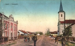 Csap, Chop; Utcarészlet, Templom / Street, Church - Non Classificati