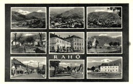 ** * Rahó, Rakhiv; Látkép, Tisza Híd - 3 Db Régi Képeslap / General View, Bridge - 3 Pre-1945 Postcards - Unclassified