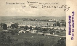 T2 Técső, Tiacevo, Tiachiv; Madártávlatból / General View - Non Classificati