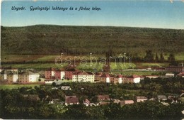 * T2/T3 Ungvár, Uzhorod; Gyalogsági Laktanya, Fűrésztelep / Military Infantry Barracks, Sawmill (kis Szakadás / Small Te - Zonder Classificatie