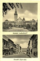 ** T2/T3 Szabadka, Subotica; Kossuth Lajos Utca, Városi Színház / Street, Theater (EK) - Non Classificati