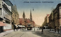 * T2/T3 Újvidék, Kossuth Lajos Utca / Street, Church, Tram, Shops (EK) - Non Classés