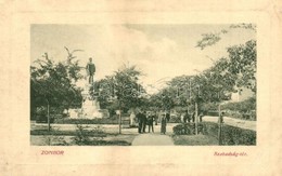 T3 Zombor, Sombor; Szabadság Tér, Schweidel Szobor. W. L. Bp. 3470. /  Liberty Square, Statue (EB) - Non Classés