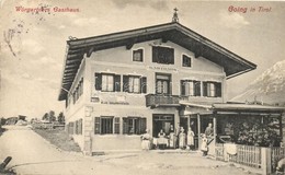 T2/T3 Going Am Wilden Kaiser (Tirol), Wörgartners Gasthaus, K.u.K. Telefonstelle. O Blaschke / Wörgartner's Inn, Restaur - Zonder Classificatie