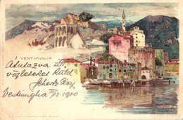 T3 Ventimiglia, Vintimille; E. Nister Cartoline Postale Artistiche Di Velten No. 224. Litho S: Manuel Wielandt (wet Dama - Sin Clasificación