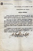 VP13.102 - RIO DE JANEIRO 1948 - Lettre De Mr CANROBERT PEREIRA DA COSTA Ministro Da Guerra Pour Mr Le Gal GAMELIN - Documents