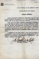 VP13.102 - RIO DE JANEIRO 1948 - Lettre De Mr CANROBERT PEREIRA DA COSTA Ministro Da Guerra Pour Mr Le Gal GAMELIN - Documentos