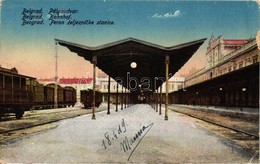 * T3 Belgrade, Beograd; Bahnhof / Railway Station (small Tear) - Non Classés