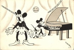 ** T2/T3 Mickey Mouse Playing The Piano S: Bisztriczky (EK) - Ohne Zuordnung