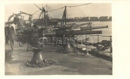 * T2 1917 Légvédelmi Gépfegyverek Egy Osztrák-magyar Csatahajó Fedélzetén / K.u.K. Kriegsmarine Fliegerabwehr / WWI Aust - Non Classés