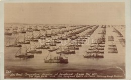 T2 1911 The Great Coronation Review At Spithead, The Royal Yacht With The King And Queen On Board Steaming Through The L - Non Classificati