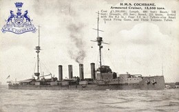 ** T2/T3 HMS Cochrane British Royal Navy Armoured Cruiser (EK) - Unclassified