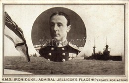 * T1/T2 HMS Iron Duke, Admiral Jellicoe's Flagship; The War Series No. 1816. - Unclassified